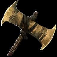 Gilded Twibill weapon icon in No Rest for the Wicked