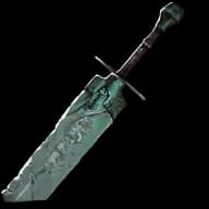 Scorched Broadblade weapon icon in No Rest for the Wicked